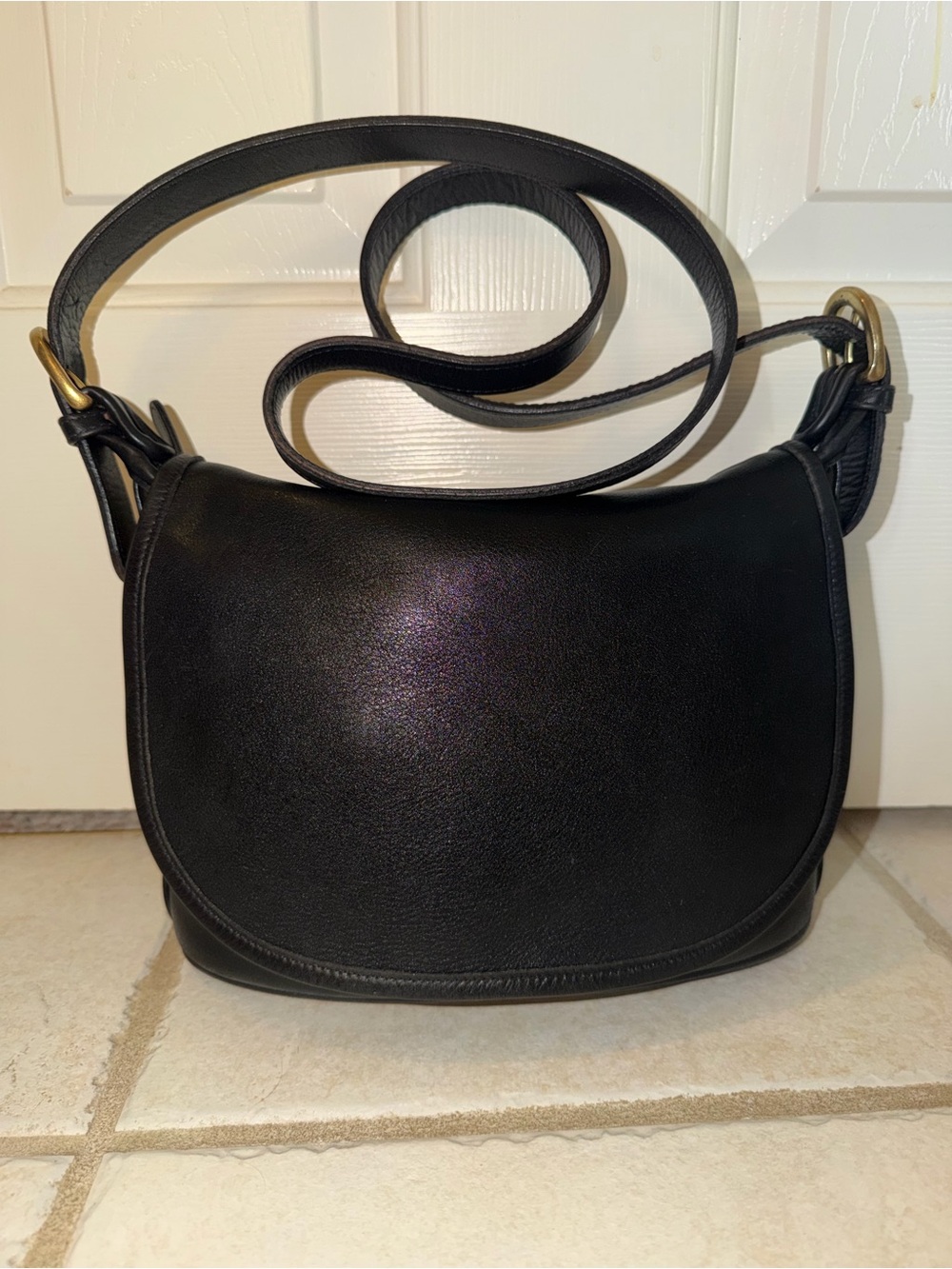 Coach Vintage Soho Fletcher leather Bag. Black EUC 4150